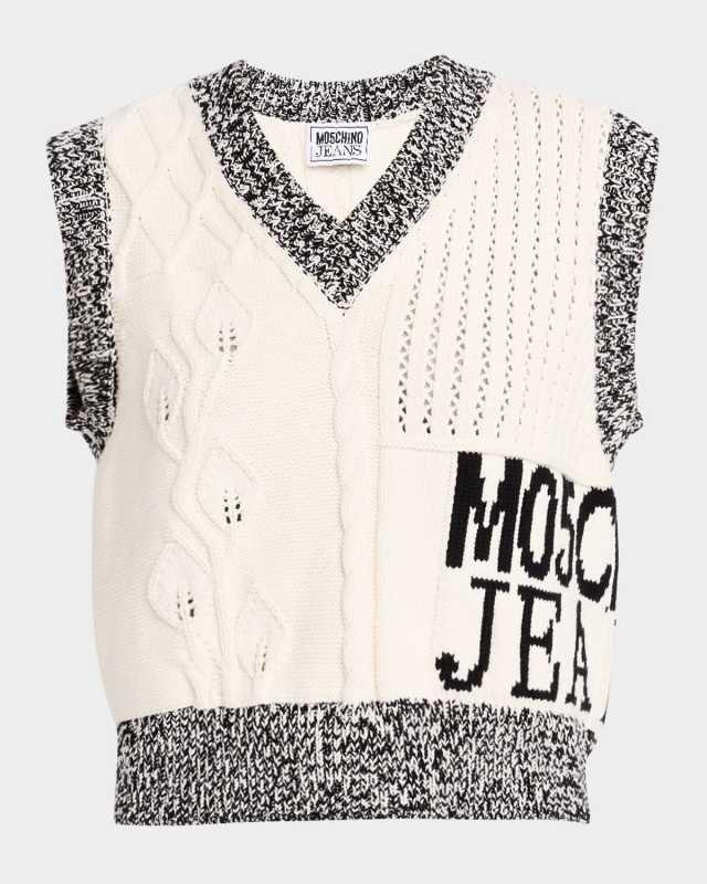Knit Logo Sweater Vest